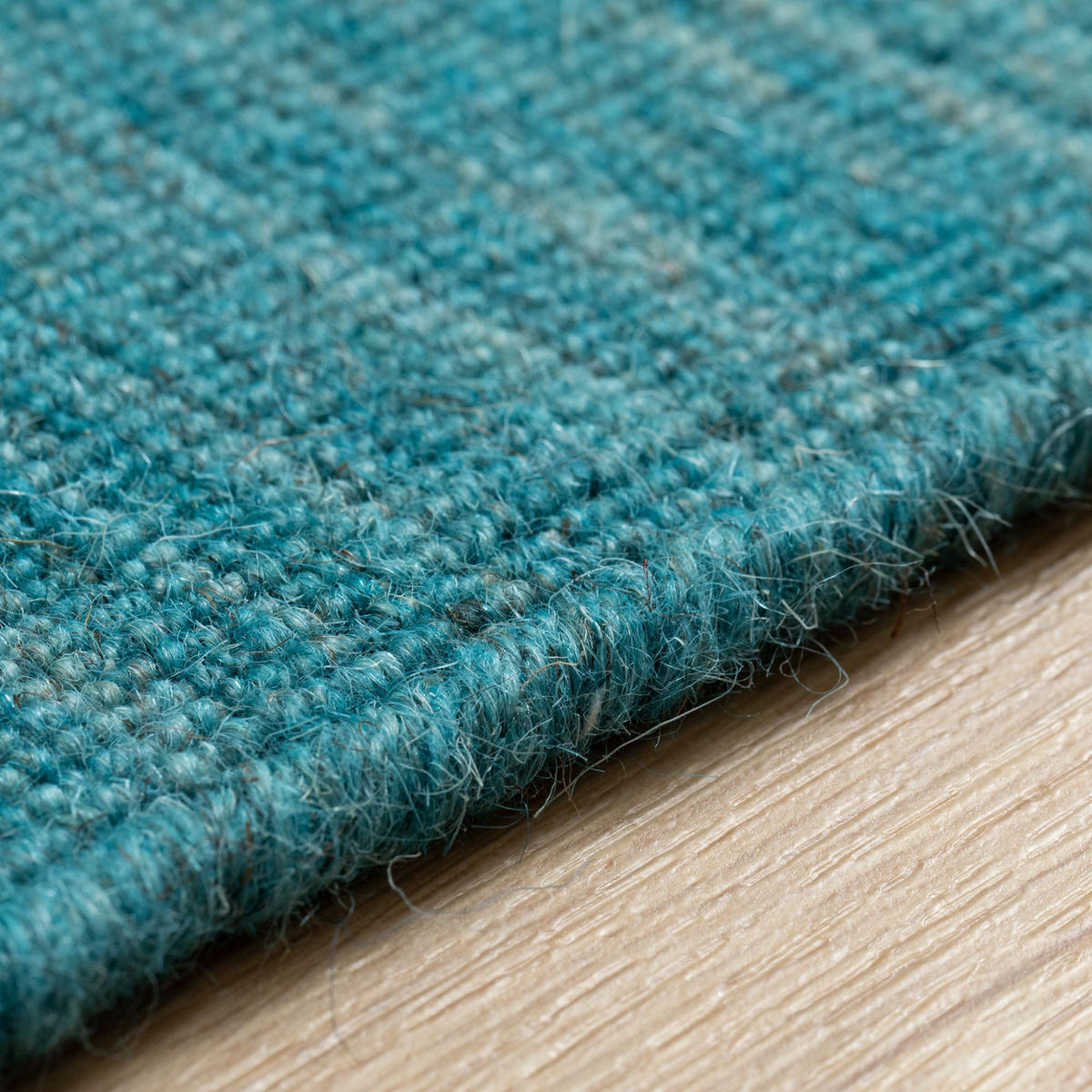 HANDWEBTEPPICH 160/230 cm Delhi - Türkis, Naturmaterialien (160/230cm) - Steffensmeier