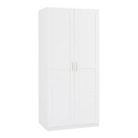 KLEIDERSCHRANK Finning - Weiß, Holzwerkstoff (80/176/52cm) - [en.casa]
