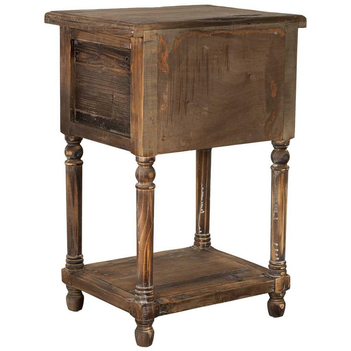 NACHTTISCH aus Holz, 49x38x73cm - Braun, Holz (48.5/72.5/38cm) - Wanderlust