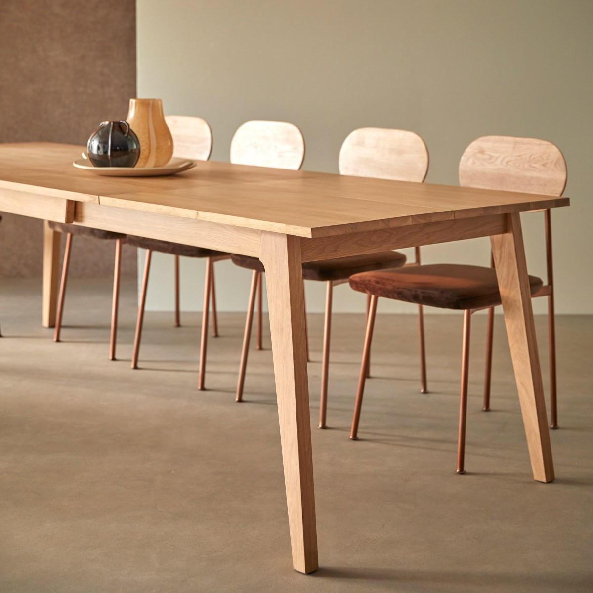 TISCH Esmée Natur aus Eiche - Naturfarben, Holz (91/260/76cm) - Tikamoon