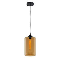 HÄNGELAMPE Cruet Amber Up (Hoch) - Orange, Glas (17/17/30cm) - s.luce