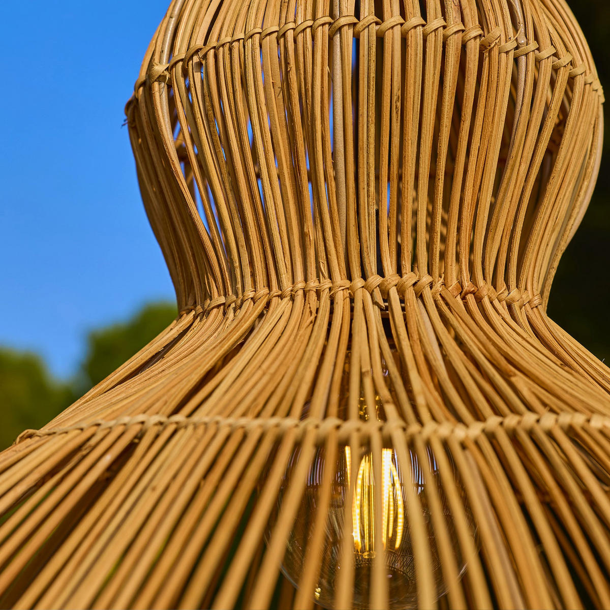 RONDA D60CM 5M Netzadapter - Beige, Holz (60/60/53cm) - Lumisky