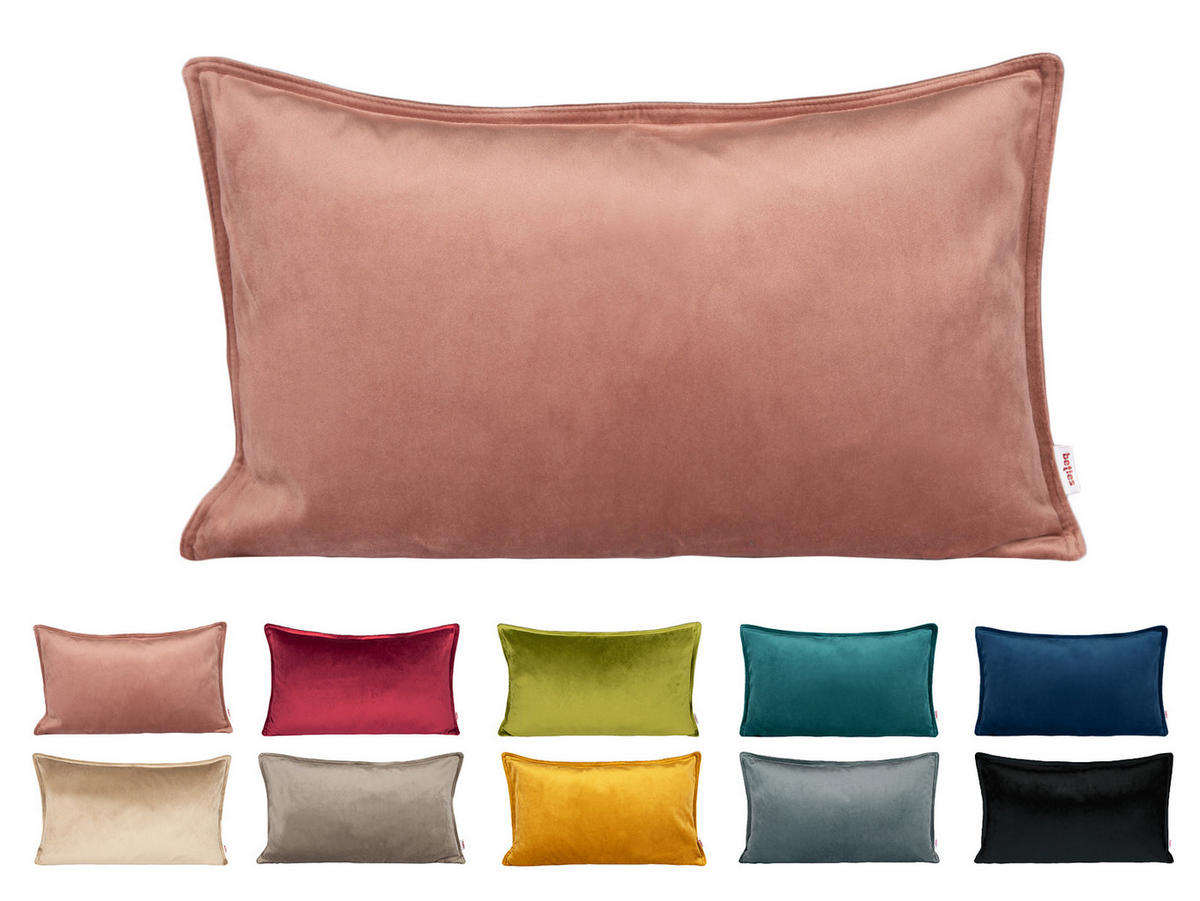 KISSENHÜLLE Samt&Sonders altrosa 50/30 cm - Altrosa, Textil (30/50cm) - beties Heimtextil