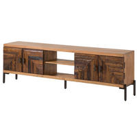 TV-BOARD Altholz 200x40x63 natur lackiert LYON #120 - Naturfarben, Holz (200/63/40cm) - Massivmoebel24