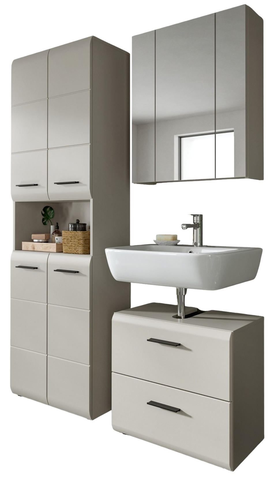 Inn.Furn Badmöbel-Set Kaschmir 135x185x30 cm