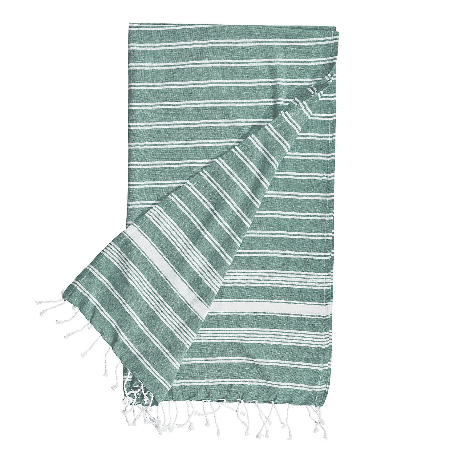 HAMAMTUCH (5er Set) Surfside - Dunkelgrün, Textil (90/170cm) - Butlers