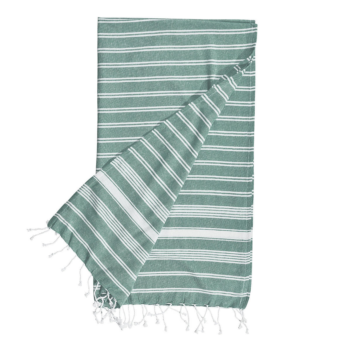 HAMAMTUCH (5er Set) Surfside - Dunkelgrün, Textil (90/170cm) - Butlers