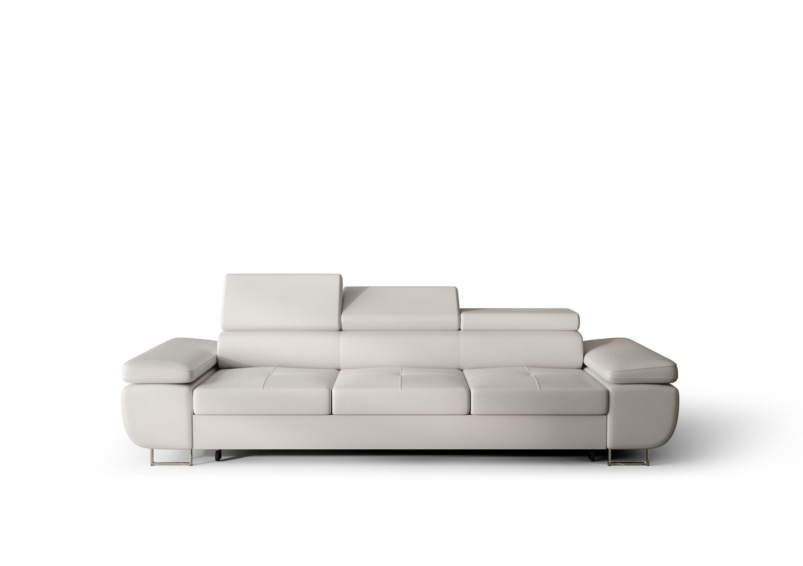 O-Sofa Schlafsofa Weiß 276x90x100 cm