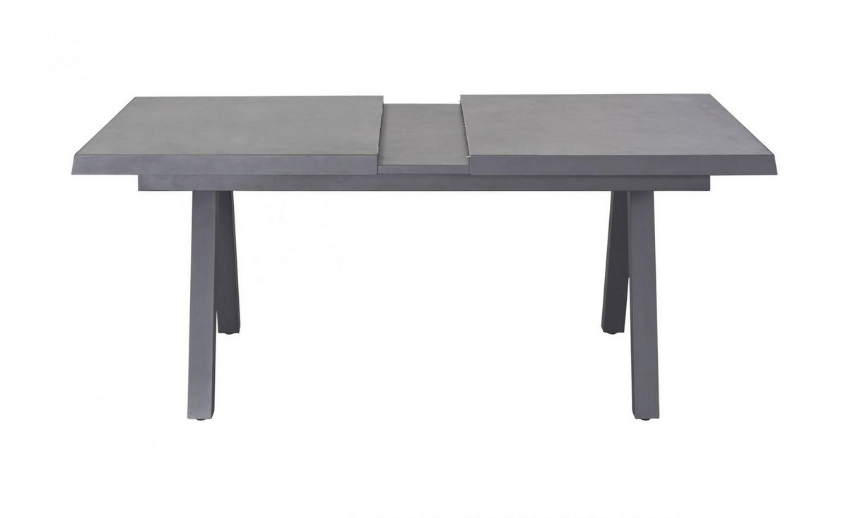 GARTENTISCH Kalifornien 160/210x100x75cm, Keramik, Anthrazit - Anthrazit, Keramik (100/210/75cm) - dasmöbelwerk