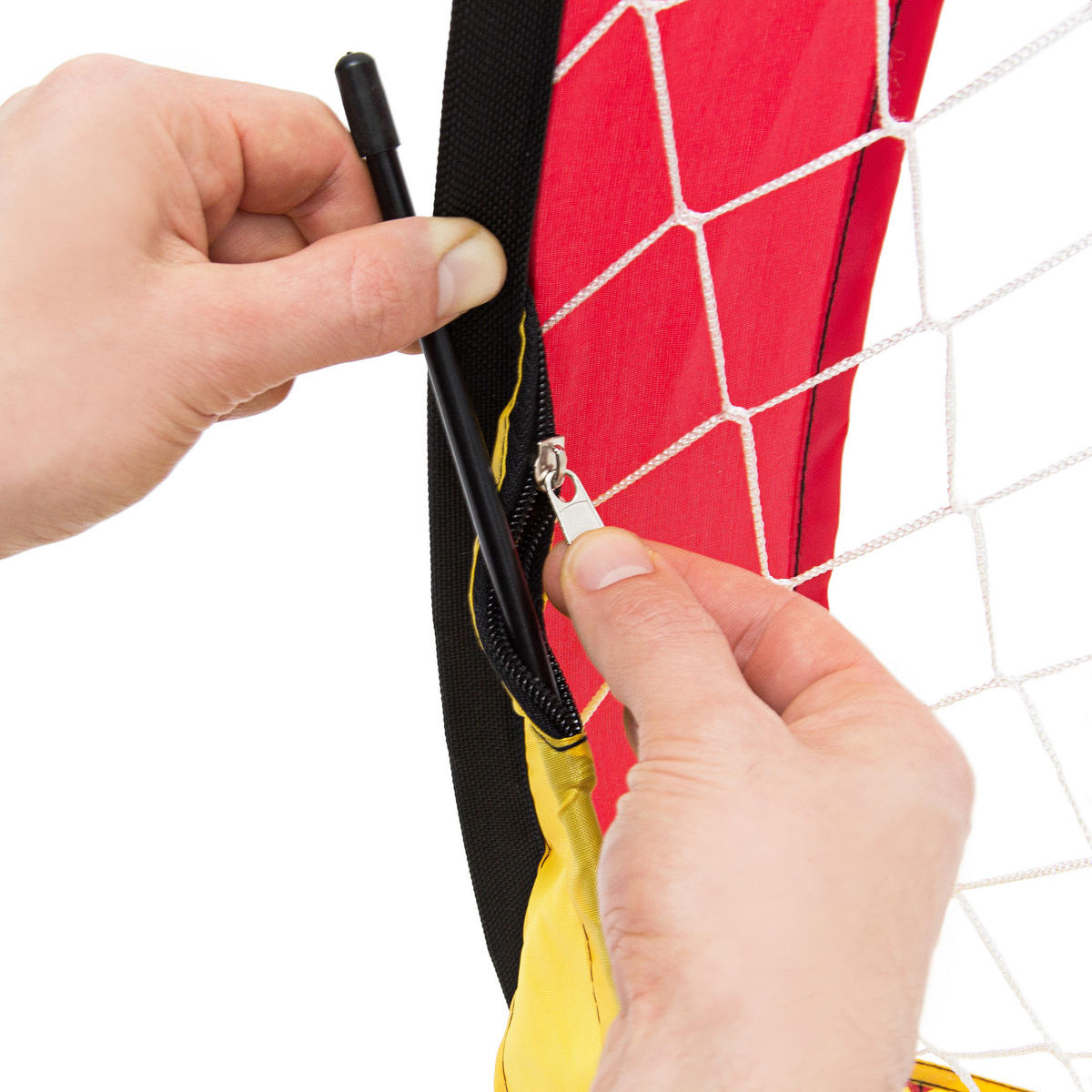 2XFUSSBALLTOR - Multicolor, Textil (83/119/80cm) - Relaxdays