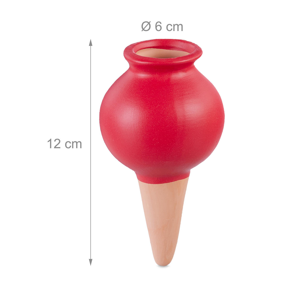 4XTONSPITZEN - Multicolor, Keramik (6/12/6cm) - Relaxdays