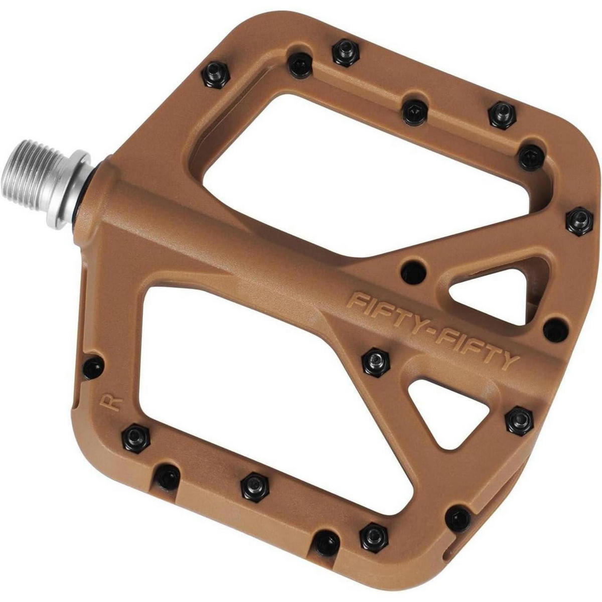 FAHRRADPEDALE Nylon Composite rutschfest 9/16 Zoll - Beige, Kunststoff (10.4/1.5/10.6cm)