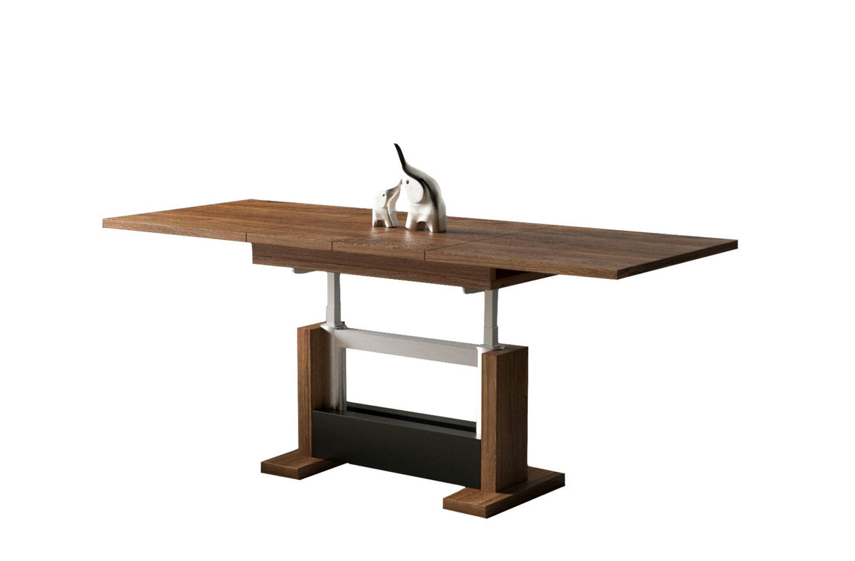 COUCHTISCH Kella höhenverstellbar ausziehbar bis 170 cm - Eiche San Remo, Holzwerkstoff (110/65/58cm) - Endo-Moebel