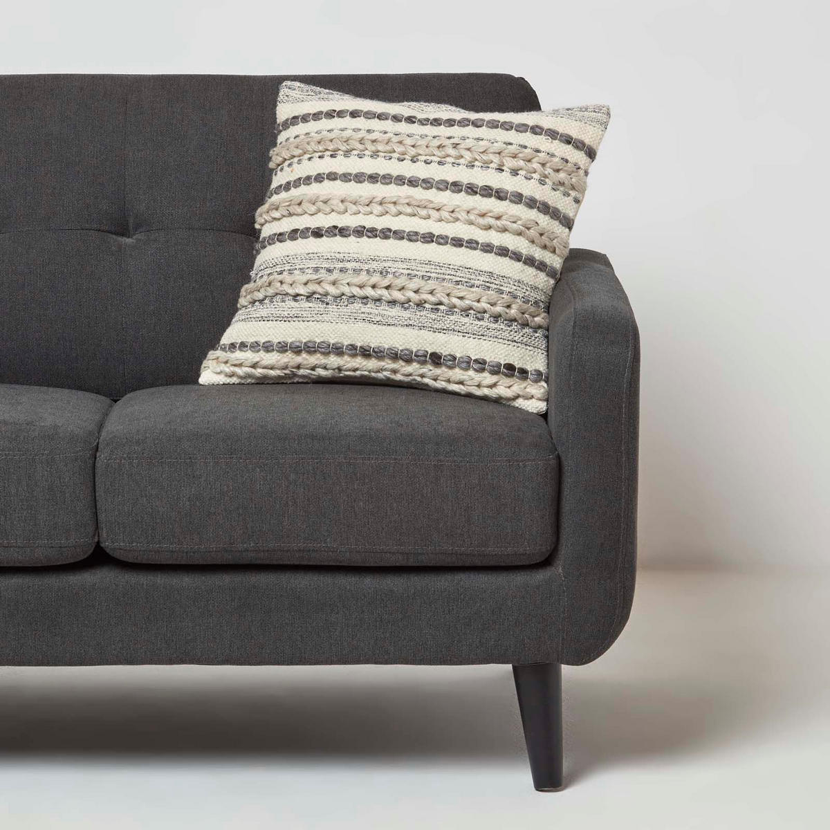 KELIM-KISSEN Fyn 45/45 cm - Creme, Textil (45/45cm) - Homescapes