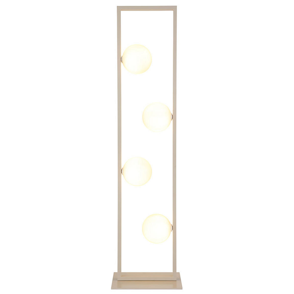 LED-STEHLEUCHTE NANDA - Bernsteinfarben, Glas (28/20/110cm) - Globo Lighting
