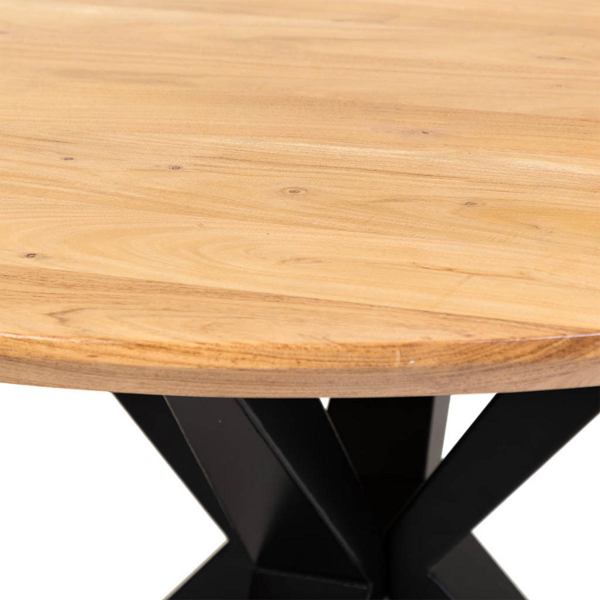 ESSTISCH aus Holz D130x77 cm - Braun, Holz (130/130/77cm) - Wanderlust