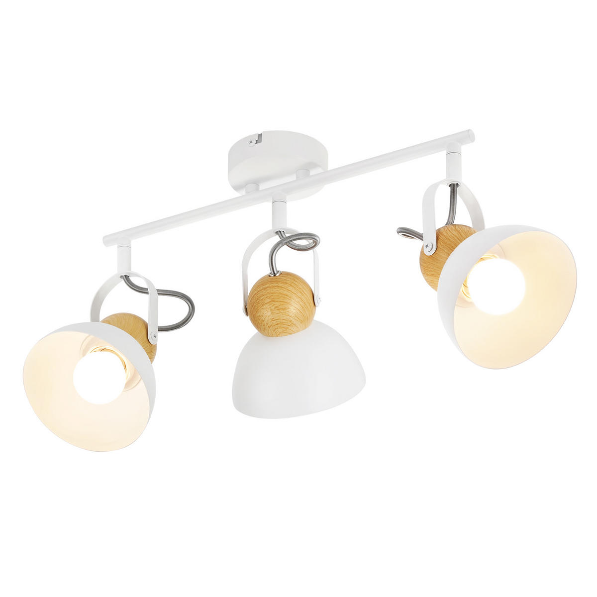 DECKENSTRAHLER Lichtar 21/15/46 cm - Weiß, Metall (46/21/15cm) - ZMH