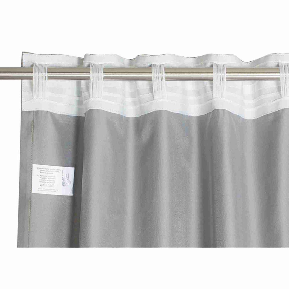 FERTIGVORHANG SOFT blickdicht - Grau, Textil (130/0.5/300cm) - Schöner Wohnen