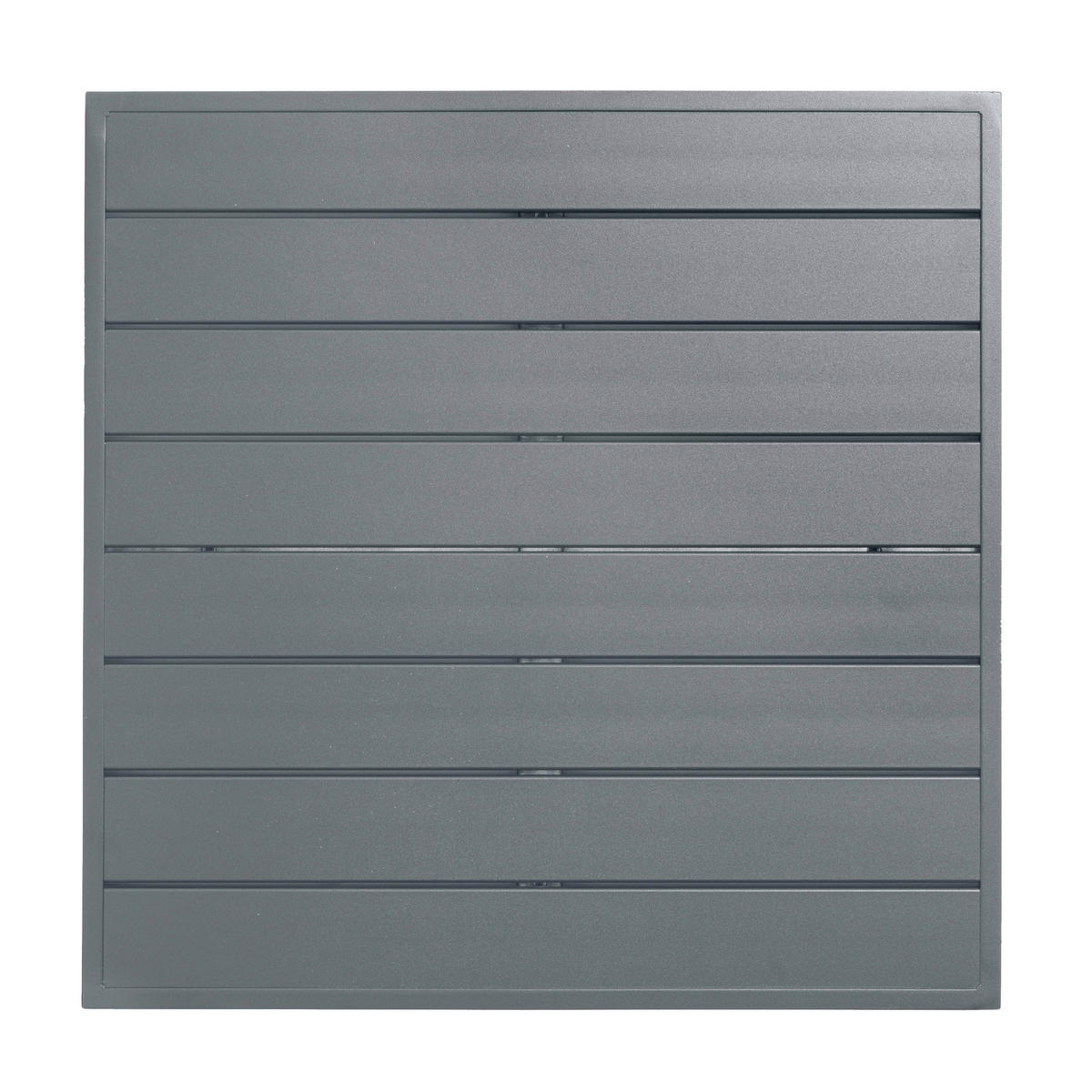 TISCHPLATTE, Grau - Grau, Metall (70/70/3cm) - Oviala