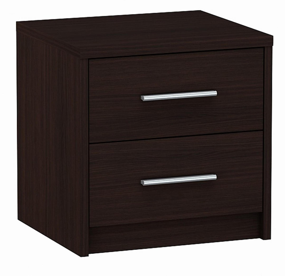 NACHTTISCH 2S Wenge 40/35/41 cm - Wengefarben, Holzwerkstoff (40/41/35cm) - Matkam Möbel