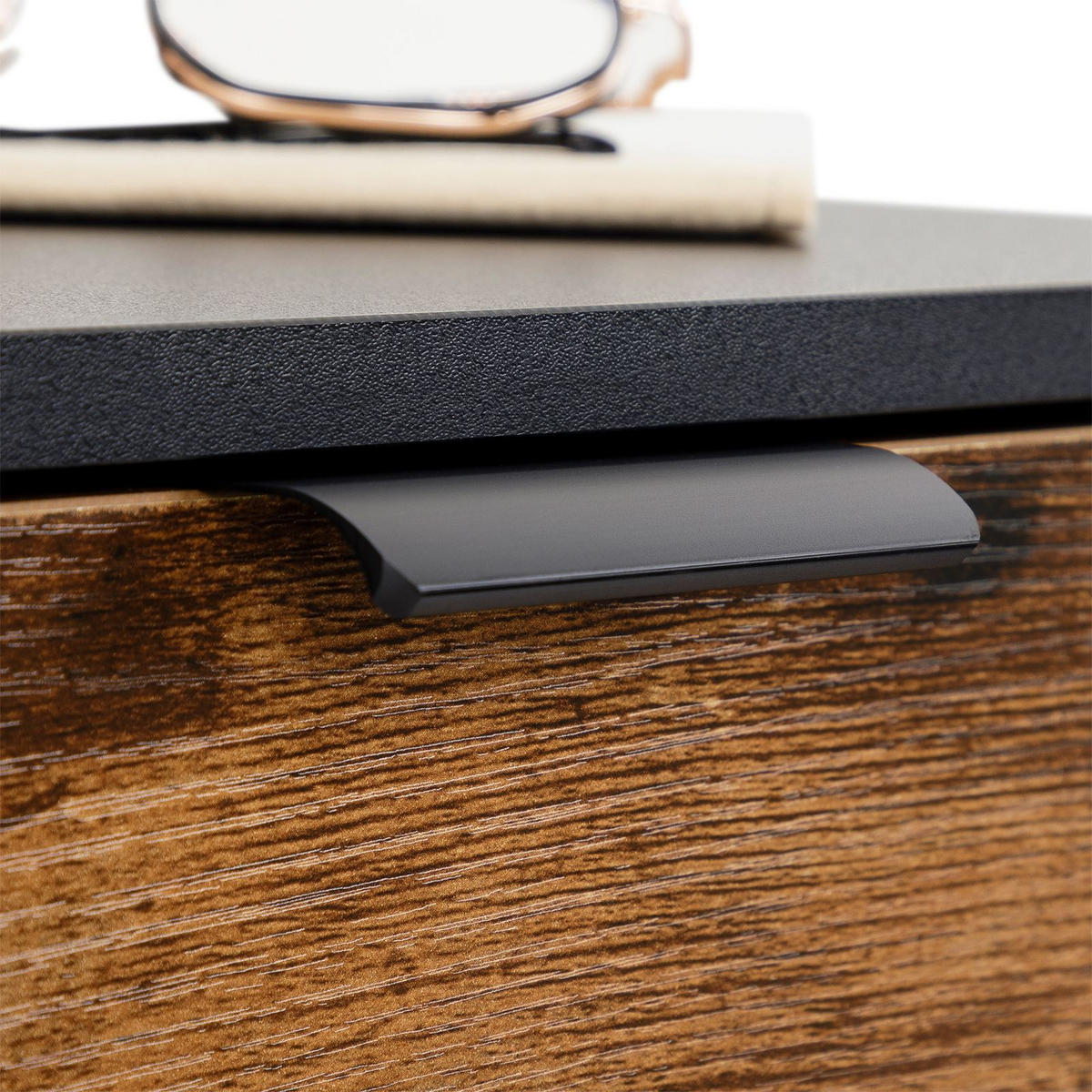 NACHTTISCH MALAM - Braun, Holzwerkstoff (40/61/40cm) - IDIMEX