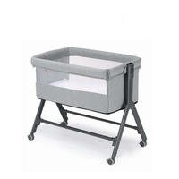 BABY-BEISTELLBETT Sempreconte Joy - Grau, Kunststoff/Textil (137/947cm) - Cam il Mondo del Bambino S.p.A.