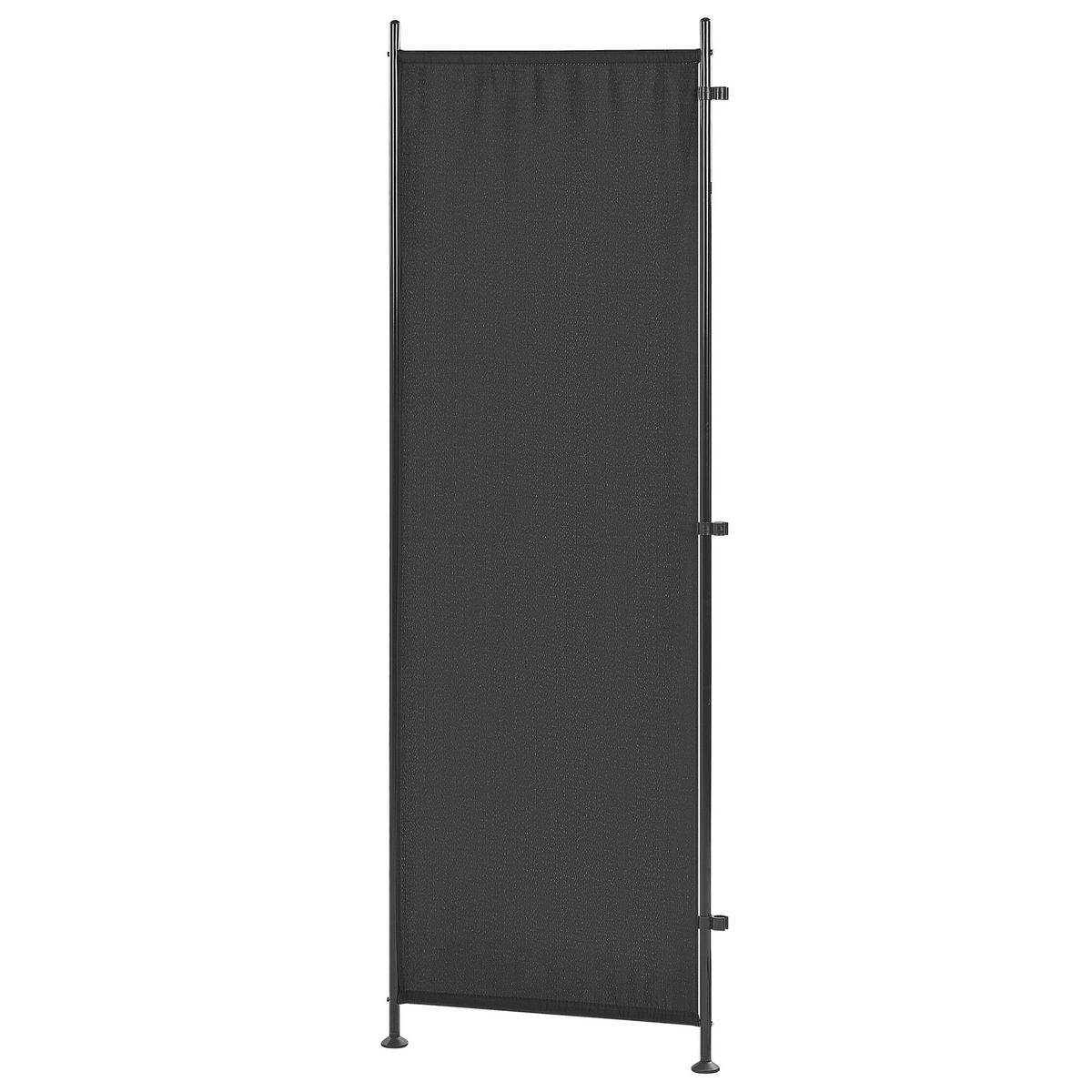 SEPARATOR DE CAMERĂ 5 piese negru 270/170 cm Narni - negru, material textil (267/170/2cm) - Beliani
