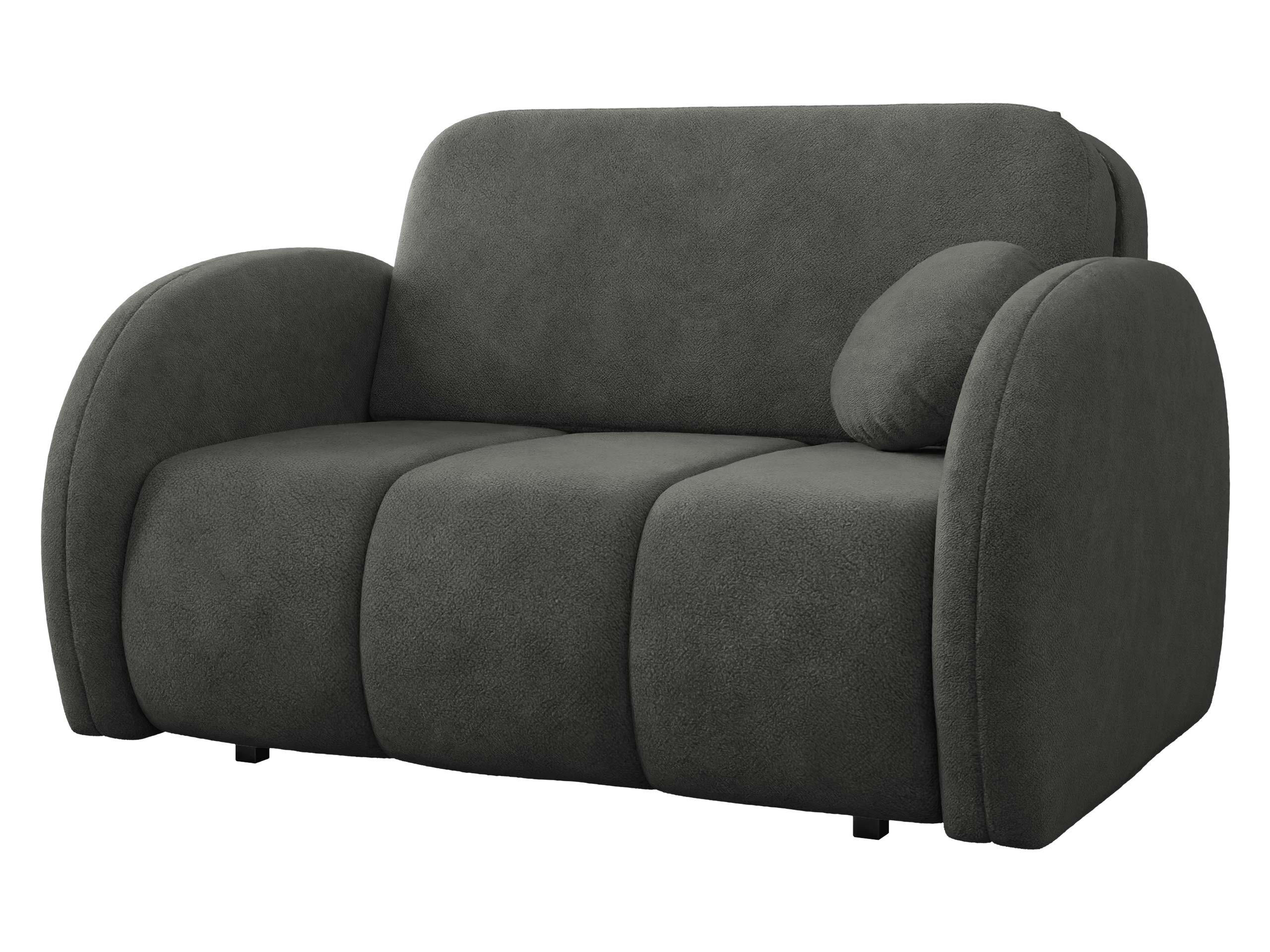SCHLAFSOFA Viva Comfy II - Schwarz, Holz/Textil (132/85/103cm) - MIRJAN24