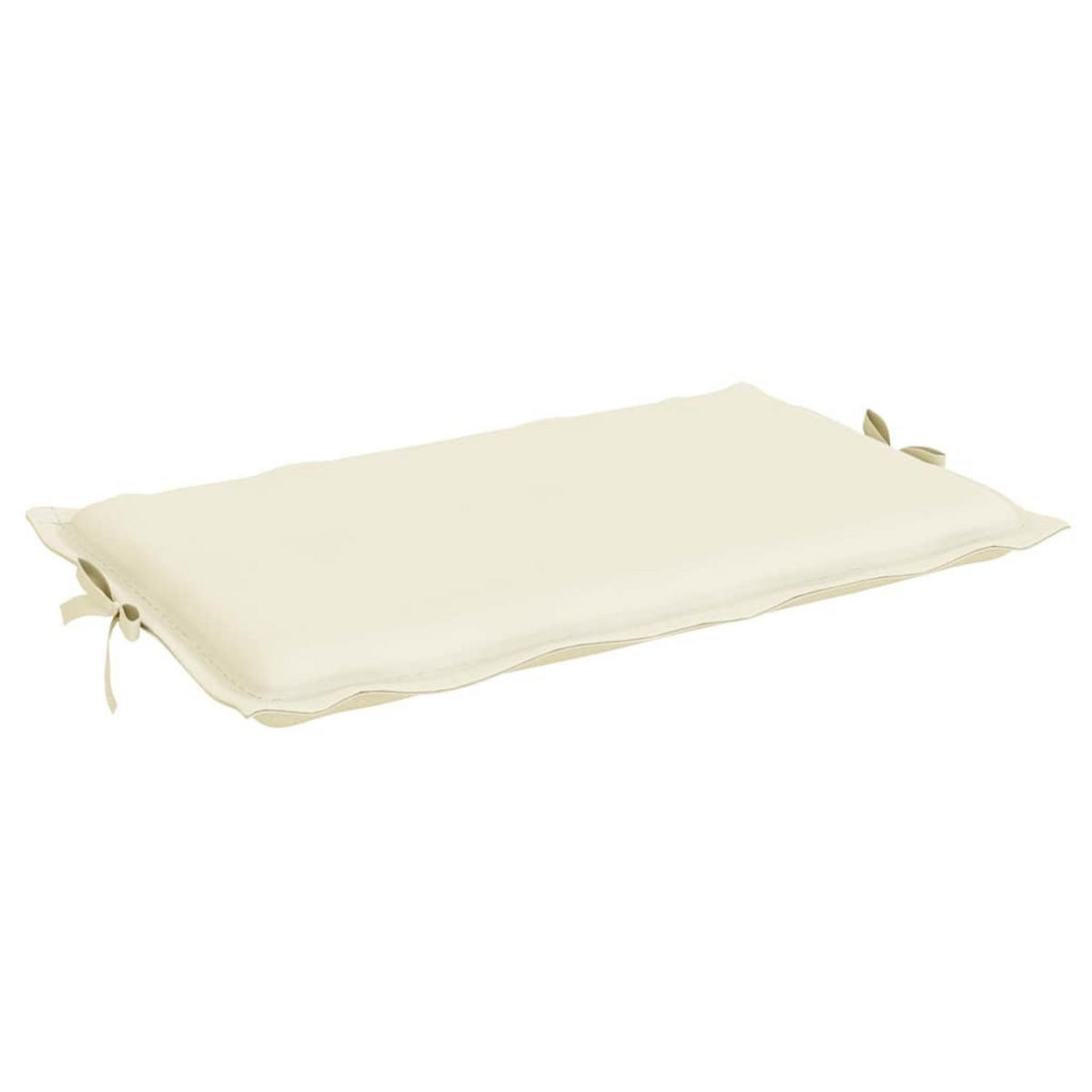 SONNENLIEGEN-AUFLAGE Creme 186/58/4 Cm Oxford-Gewebe - Creme, Textil (58/4/186cm) - vidaXL