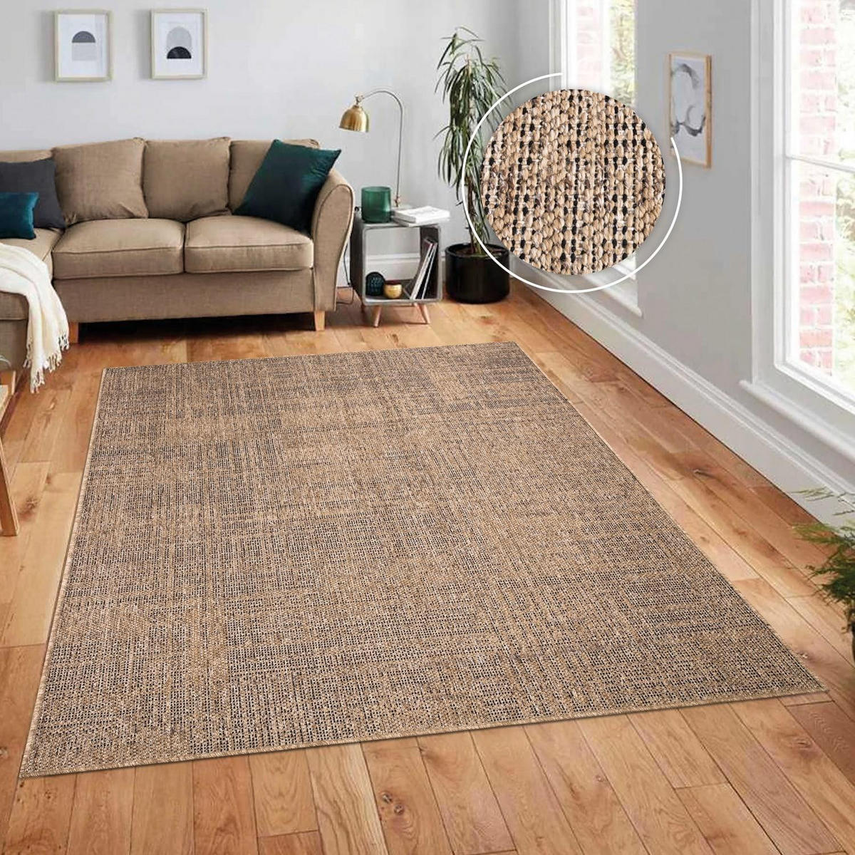 OUTDOOR-TEPPICH AACHEN 783 BEIGE 200X280 - Beige, Kunststoff (200/280cm) - Paco Home