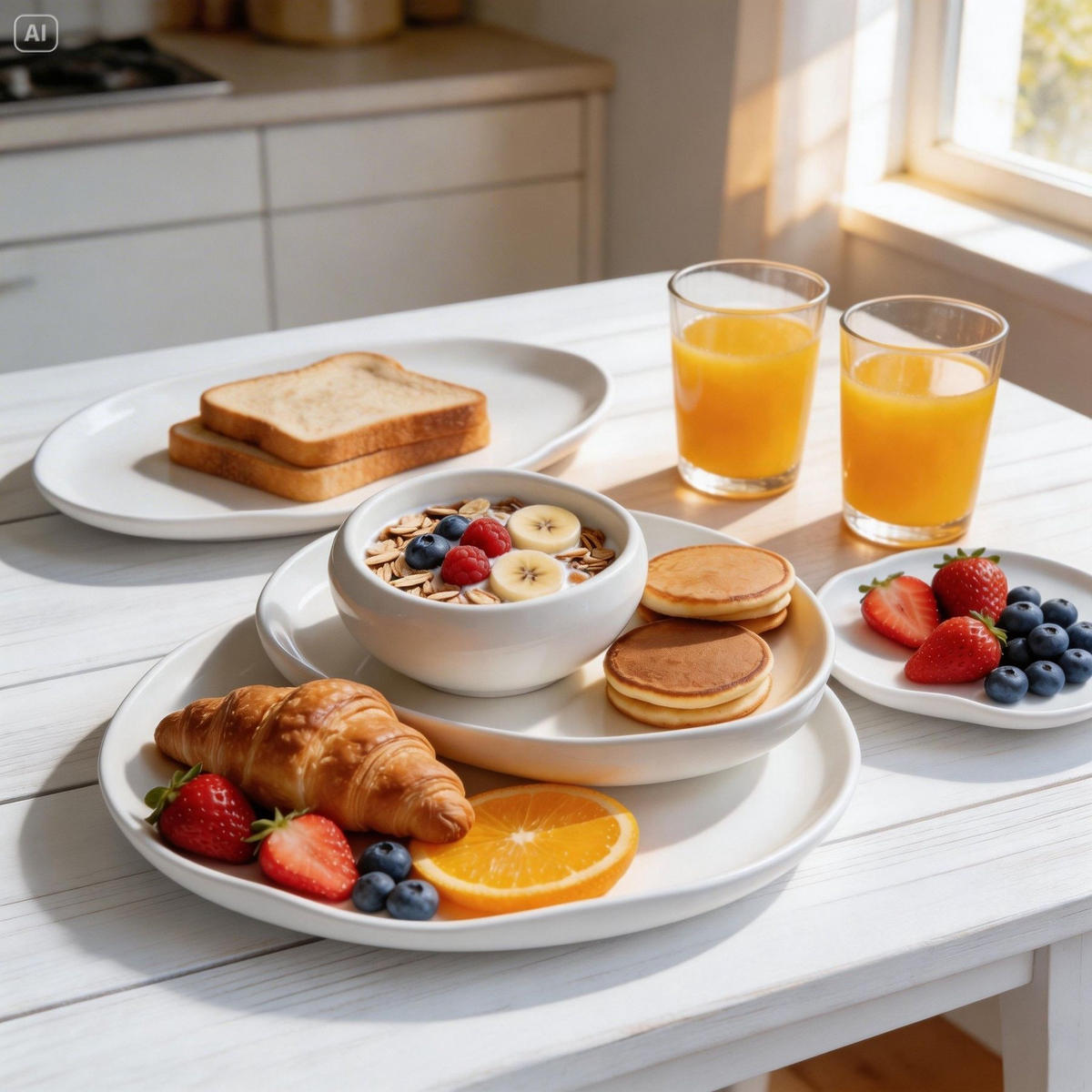 GESCHIRRSET LIVA weiss 27 tlg. - Weiß, Keramik (31/28/36cm) - Mulex