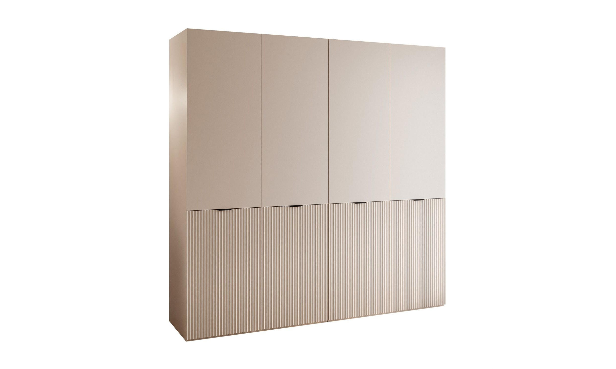 Lookway Kleiderschrank Sand 202x200x49 cm