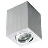 DECKENSTRAHLER Grau - Grau, Metall (8/8/10cm) - click-licht