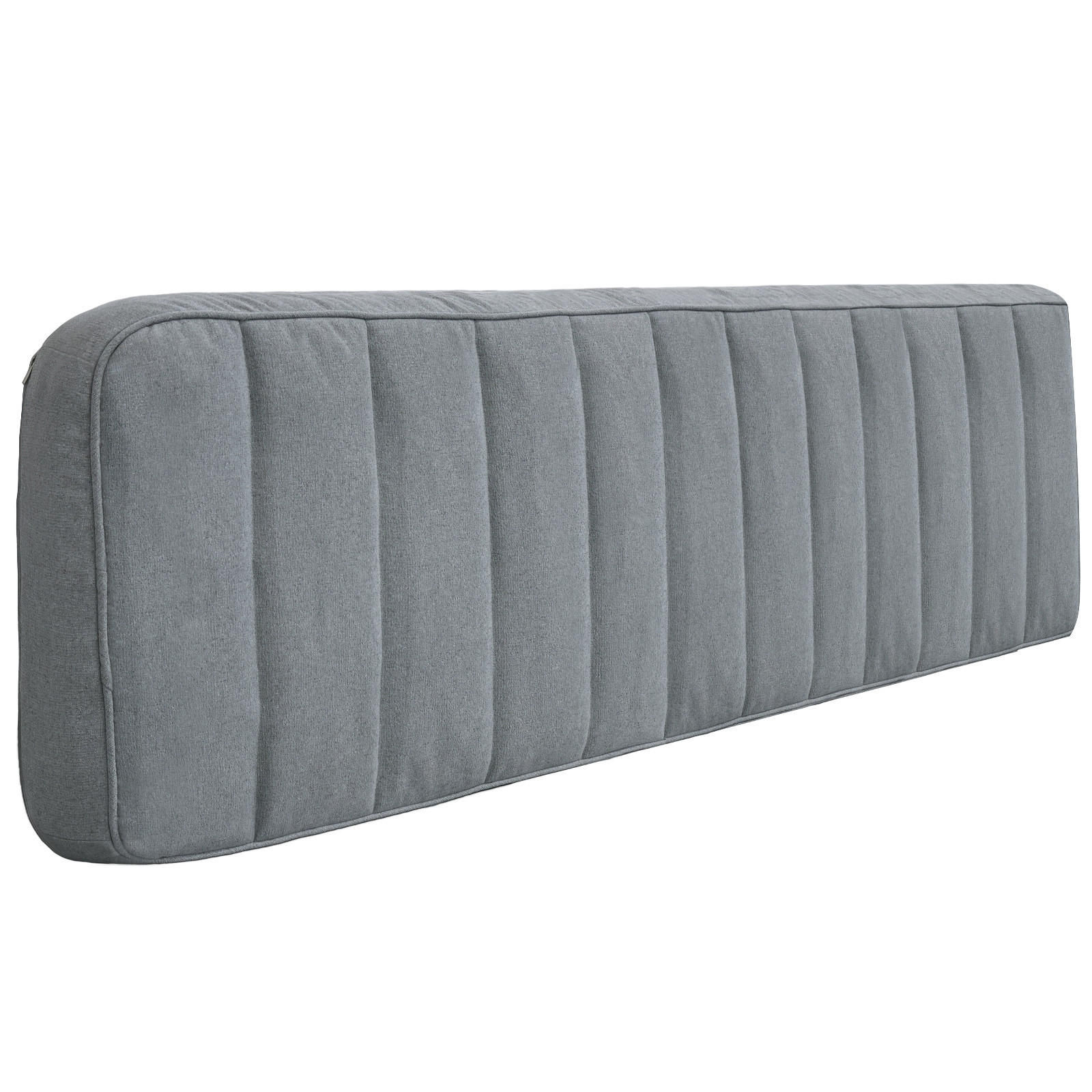 KOPFTEIL Kaschmir-Leinen-Mischgewebe 60*160cm - Grau, Textil (10/60/160cm) - Vercart