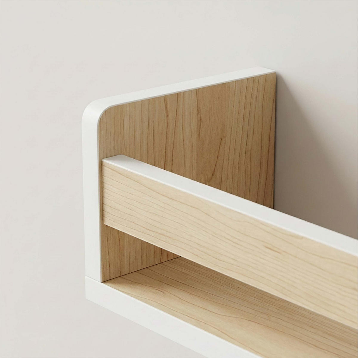 RAFT natur copii perete set-3-piese 10x58x12 cm - maro deschis, compozit lemnos (58/10/12cm) - Relaxdays