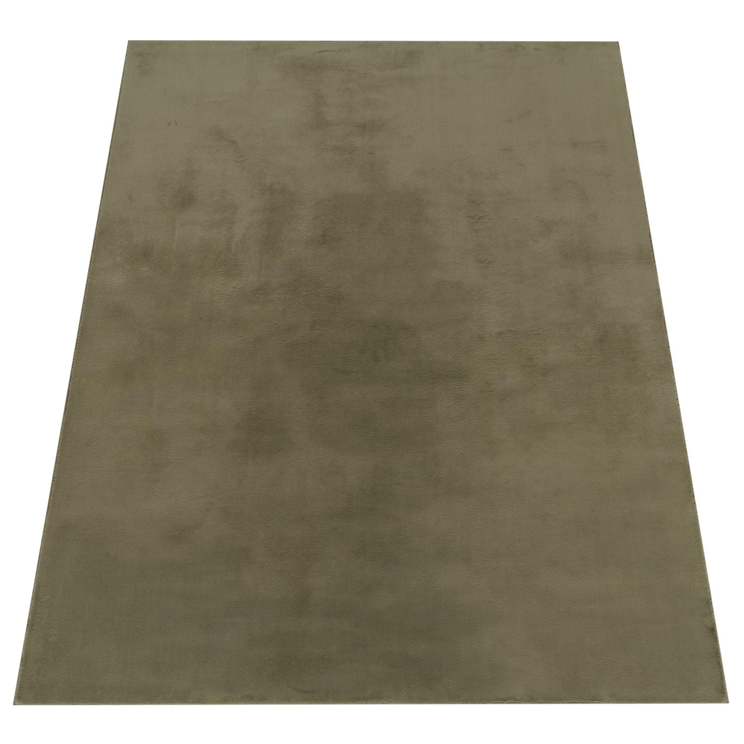 HOCHFLORTEPPICH 140/200 cm Soft 380 - Grün, Kunststoff (140/200cm) - Paco Home