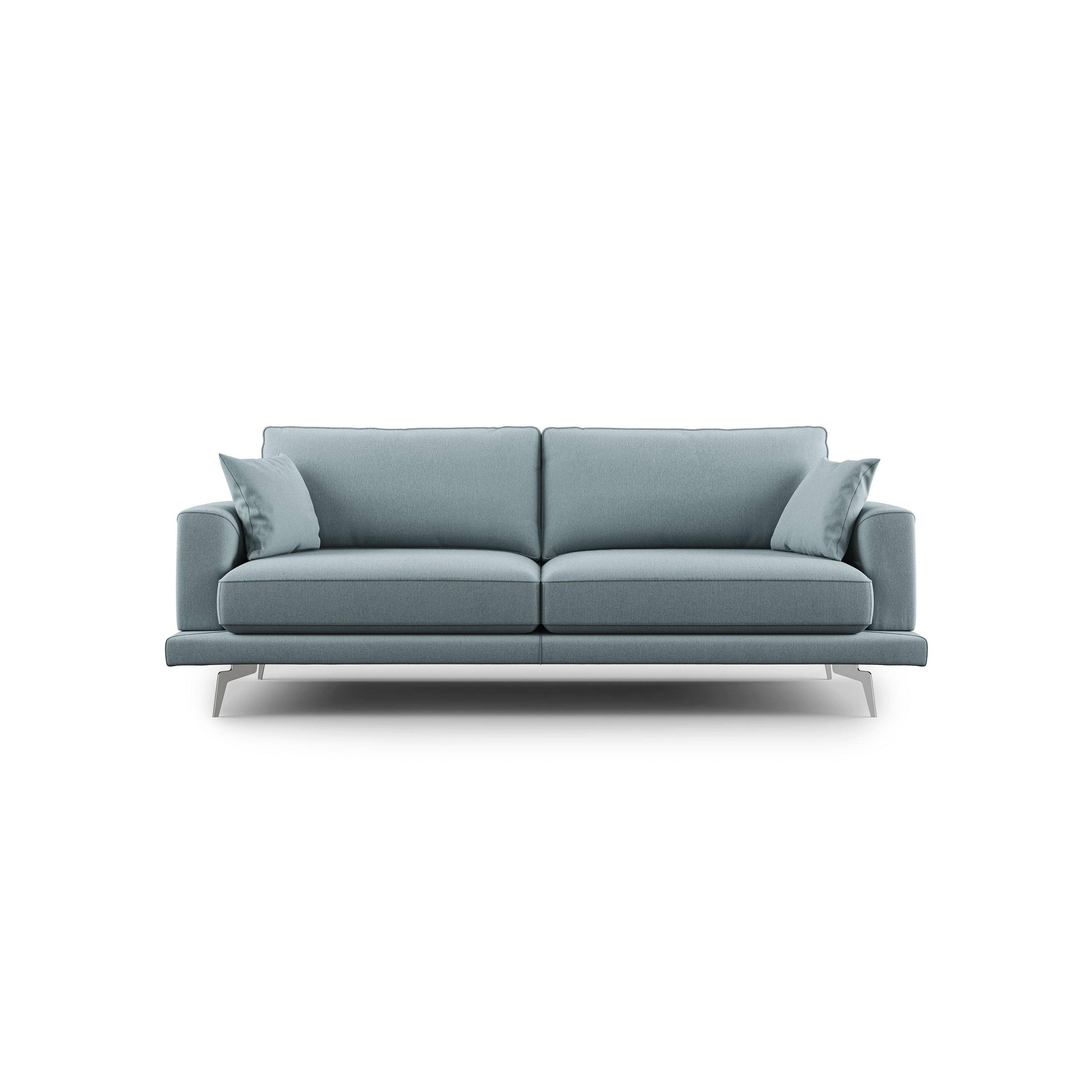 LINEARSOFA Dorian - Hellblau, Textil (198/88/93cm) - Divani.store