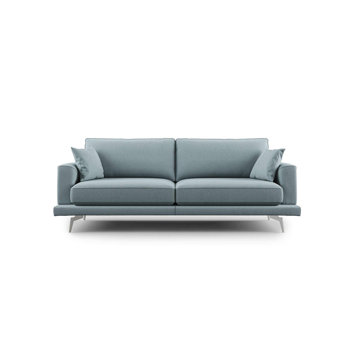 LINEARSOFA Dorian - Hellblau, Textil (218/88/93cm) - Divani.store