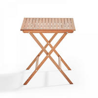 BISTROTISCH quadratisch, Holzfarbe - Eichefarben, Holz (70/70/76cm) - Oviala