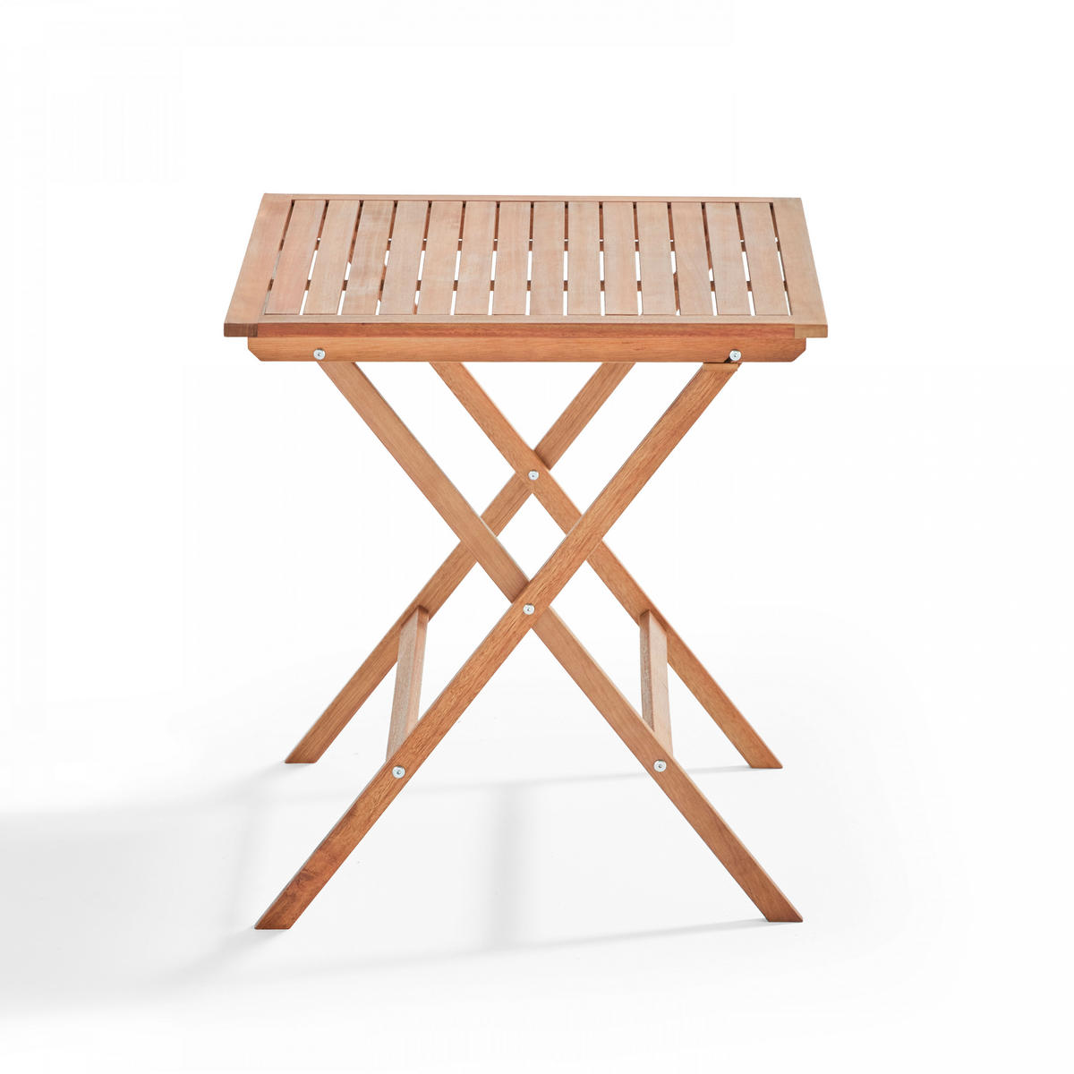 BISTROTISCH quadratisch, Holzfarbe - Eichefarben, Holz (70/70/76cm) - Oviala