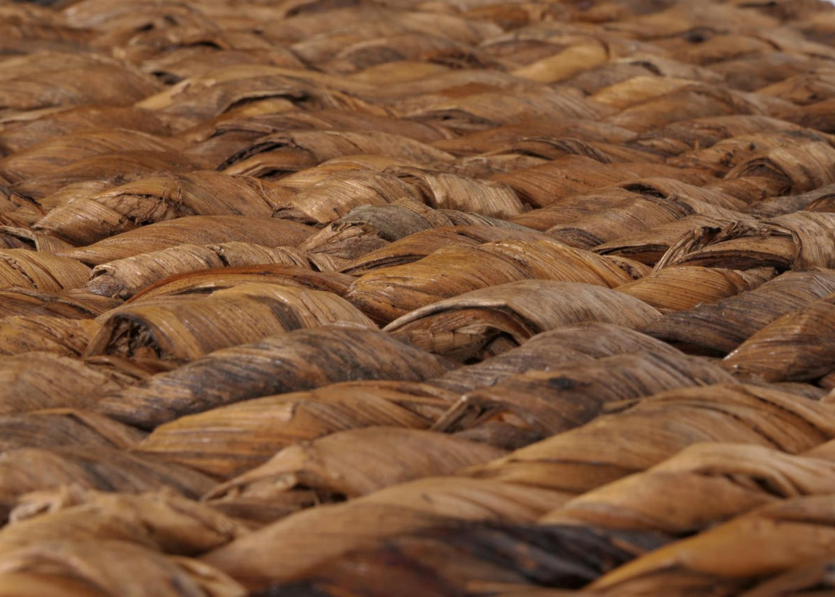 ESSZIMMERSTUHL 6er-Set Korbstuhl Stuhl Malibu Bananengeflecht 96x46x41cm Sitzhöhe 46cm dunkel mit Kissen - Dunkelbraun, Kunststoff (46/96/41cm) - CHEFGASTRO