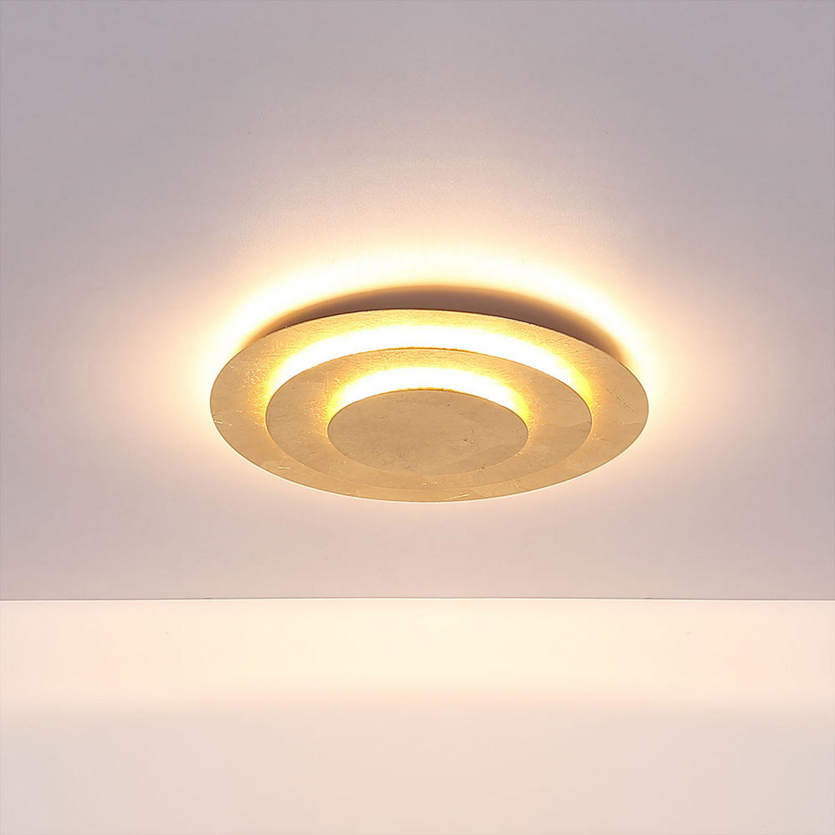 LED DECKENLEUCHTE Heda Metall Gold - Goldfarben, Metall (4.7/4.7/4.7cm) - Globo Lighting