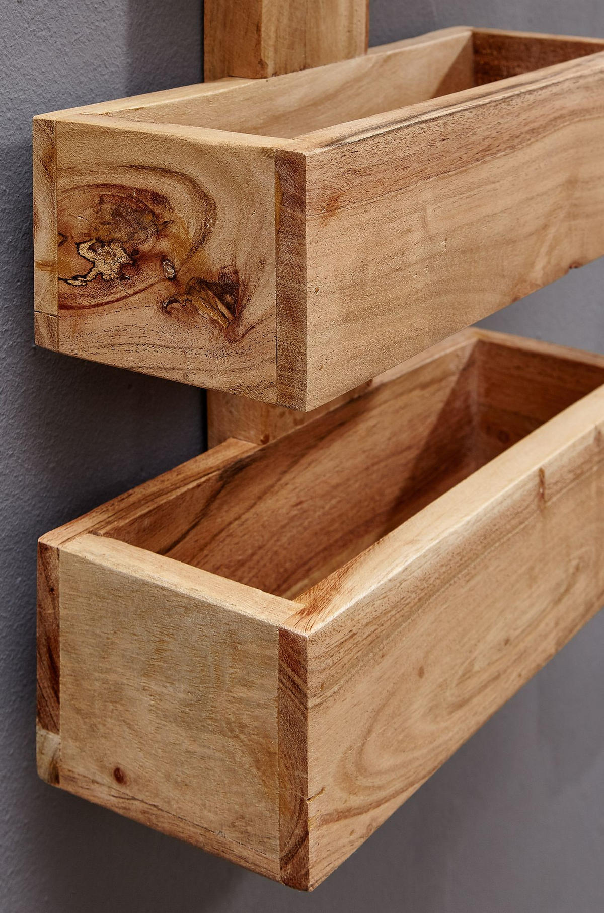 ZEITUNGSSTÄNDER NAKO Massivholz Klassisch Handgefertigt, Beige 30x10x72 cm - Beige, Holz (30/72/10cm) - KADIMA DESIGN