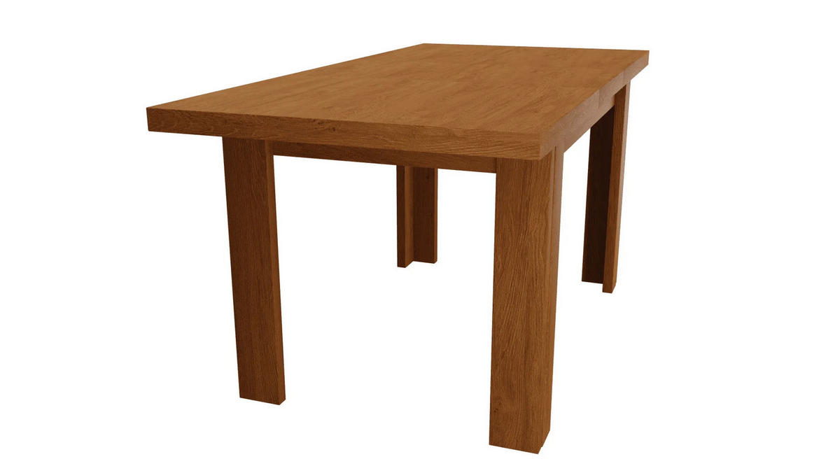 ESSTISCH ausziehbar 120-160 cm Esche hell - Eschefarben, Holzwerkstoff (120/80/48cm)