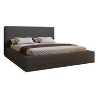 POLSTERBETT 180x200 Morin mit Bettkasten, Samt, Dunkelgrau - Dunkelgrau, Holz/Textil (180/200cm) - Emporius