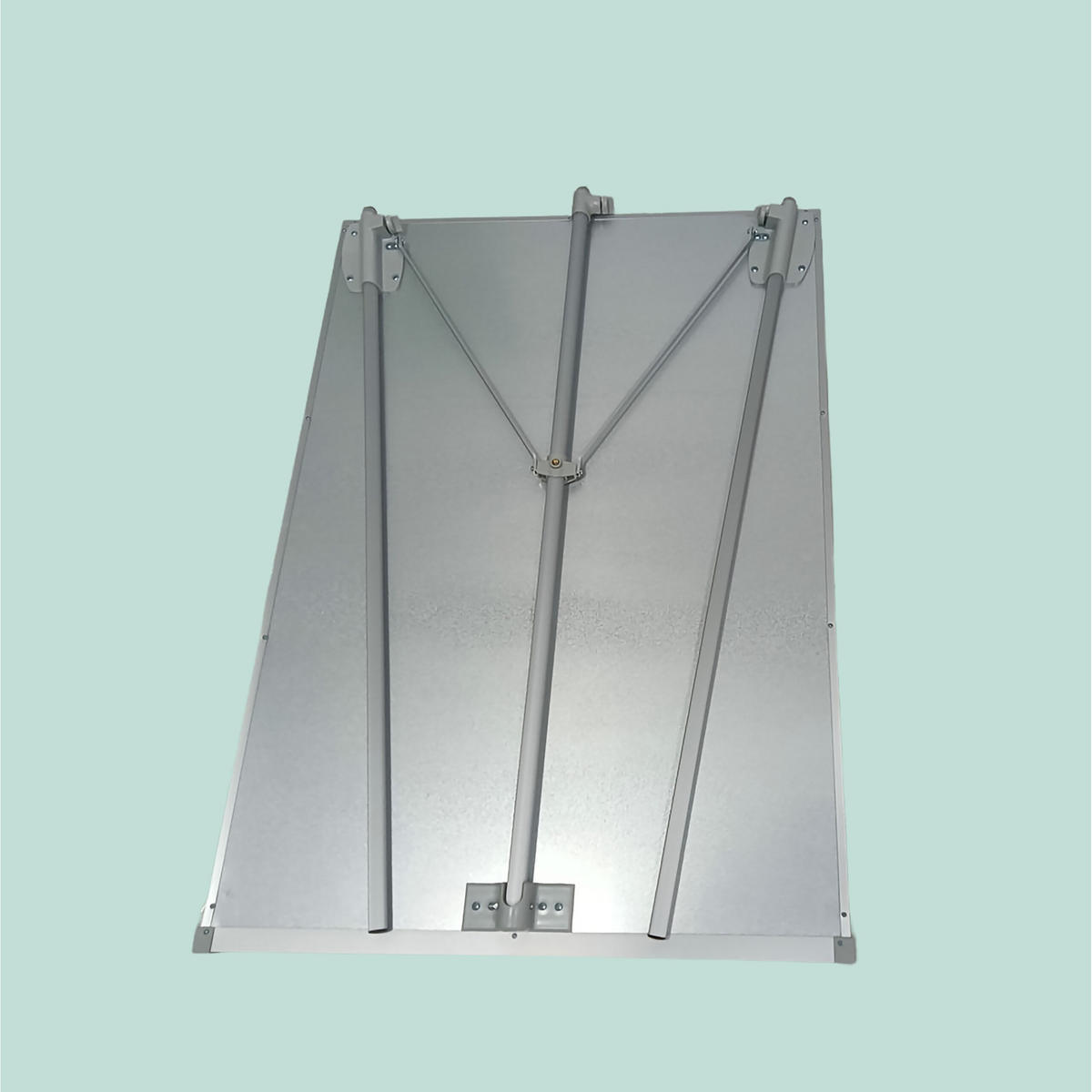 FLIPCHART Whiteboard - Weiß, Kunststoff/Metall (70/100/1.1cm) - Relaxdays