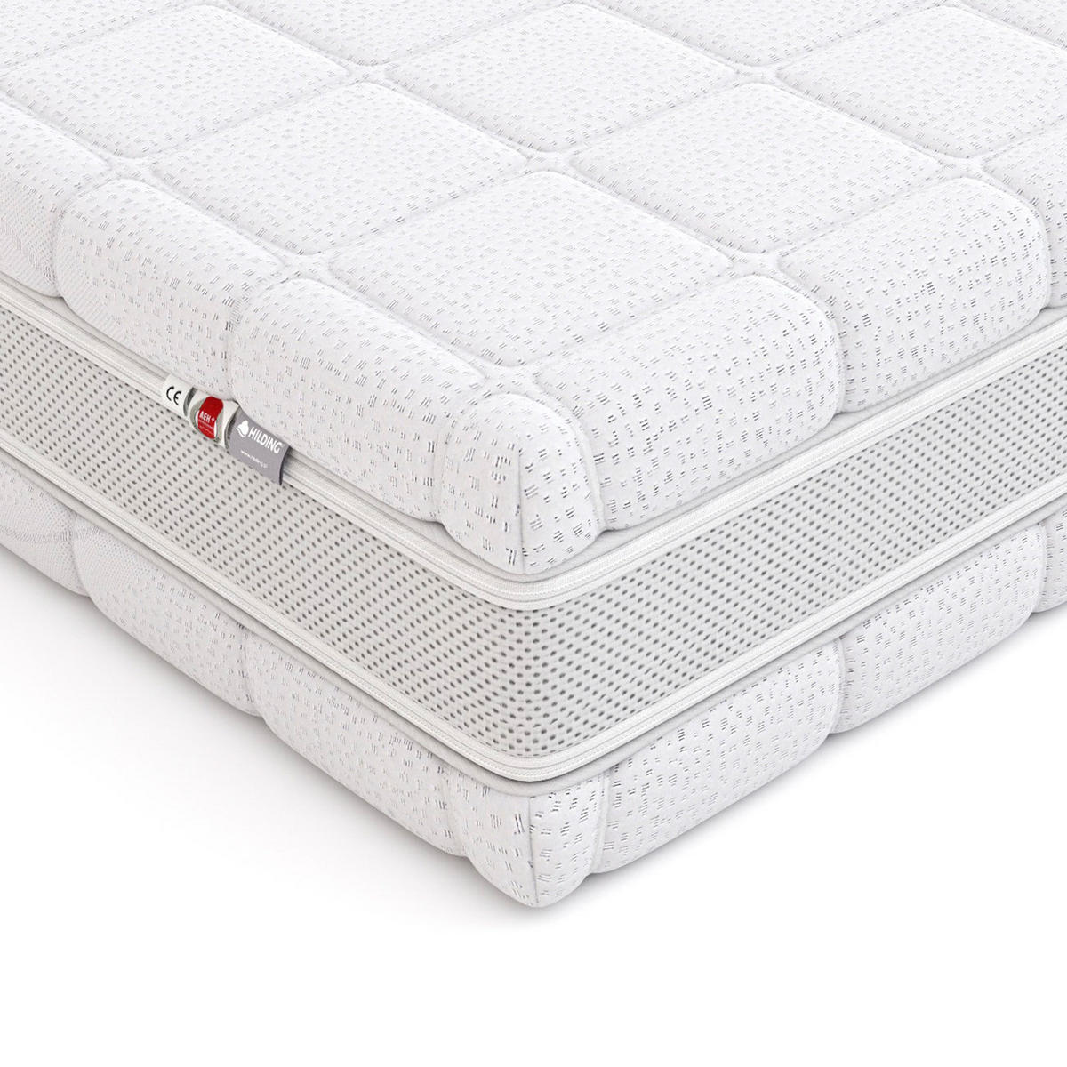 TASCHENMATRATZE Pasodoble im Tencel-Bezug - Weiß, Textil (100/200cm) - Hilding