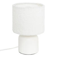 TISCHLAMPE Keramik Bona Ø 14 cm - Weiß, Kunststoff (14/14/22cm) - Atmosphera Createur d´interieur