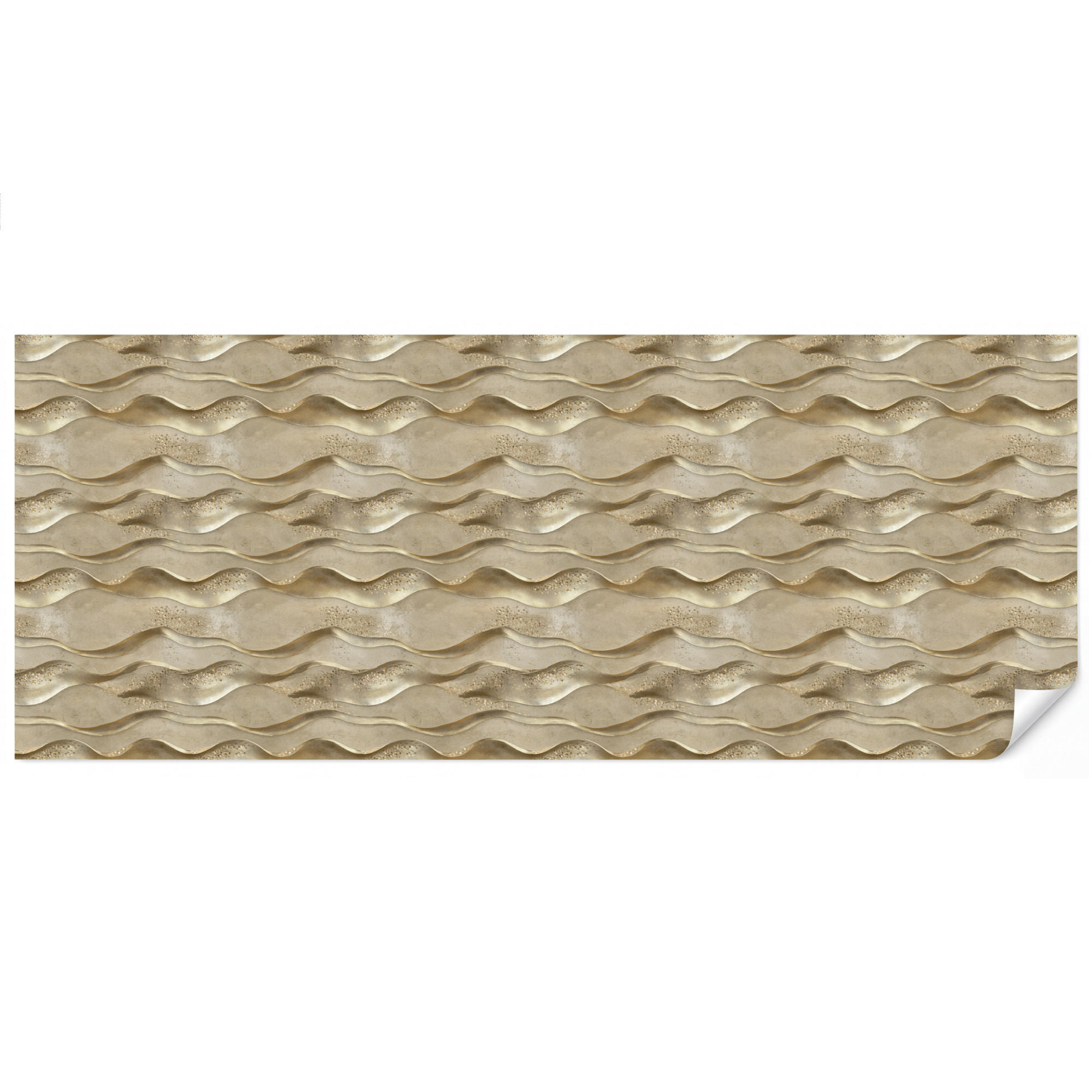 OnlyWow Tapete Gold 500x200 cm