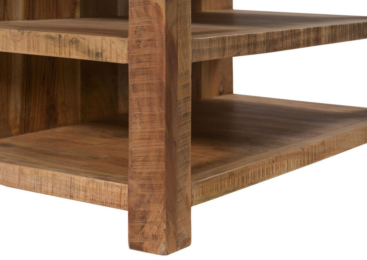 COUCHTISCH Akazie 90x90x48 natur versiegelt NATURE OF SPIRIT #305 - Braun, Holz (90/90/48cm) - Massivmoebel24